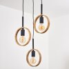 HICKMANN Pendant Light black, 3-light sources