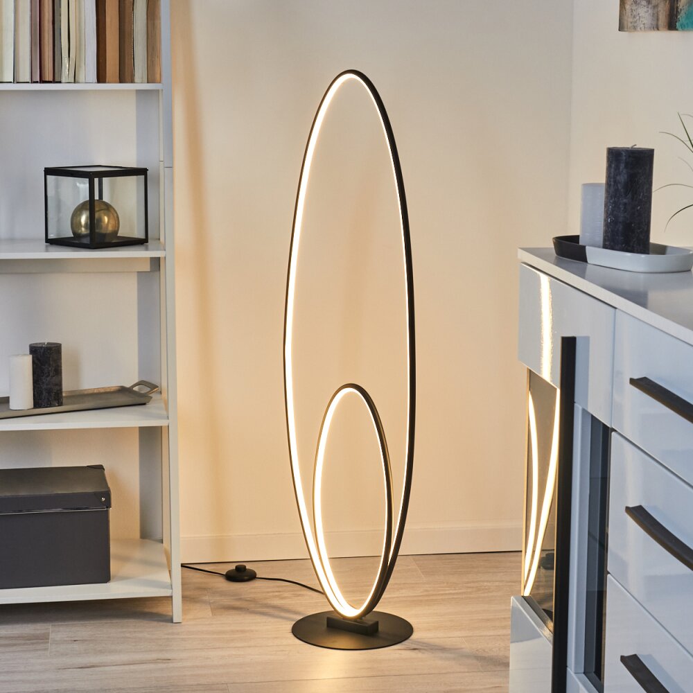 Harpeth Floor Lamp LED black, 1-light source