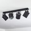 PUELCHES Ceiling Light black, 4-light sources