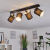 PUELCHES Ceiling Light black, 4-light sources