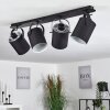 PUELCHES Ceiling Light black, 4-light sources