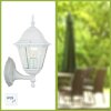 Brilliant NEWPORT Outdoor Wall Light white, 1-light source