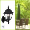 Brilliant NEWPORT Outdoor Wall Light black, 1-light source