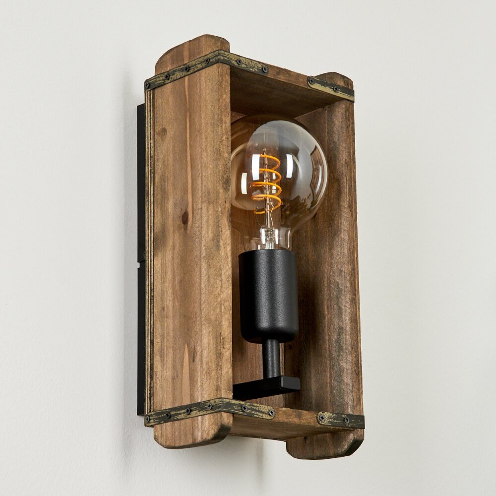 AVESTRUZ Wall Light Ecru, black, 1-light source