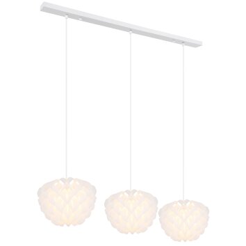 Globo IRENE Pendant Light white, 3-light sources