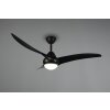 Reality ALESUND ceiling fan LED black, 1-light source, Remote control