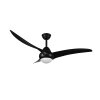 Reality ALESUND ceiling fan LED black, 1-light source, Remote control