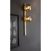 Luce Design PLUTO Wall Light gold, 2-light sources