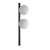 Luce Design PLUTO Wall Light black, 2-light sources