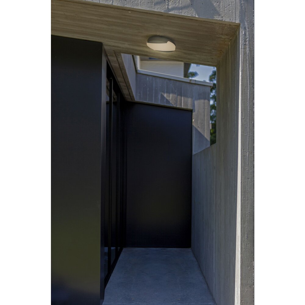 Lutec SWEEP outdoor ceiling light LED anthracite, 1-light source