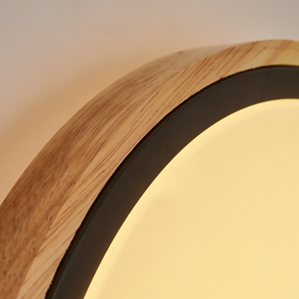 CORINTO Wall Light LED Ecru, black, 1-light source