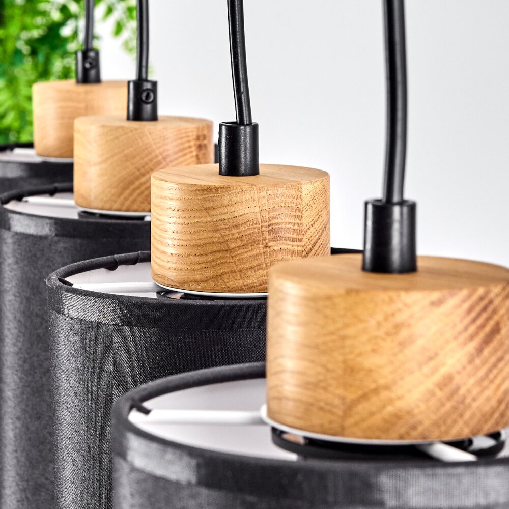 CHIUVI Pendant Light Ecru, black, 4-light sources