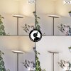 MJOELBY Floor Lamp LED matt nickel, 1-light source