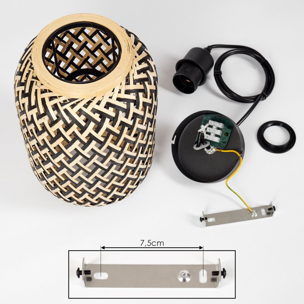 VENUS Pendant Light black, 1-light source