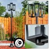 RUONI Lamp Post black, 3-light sources