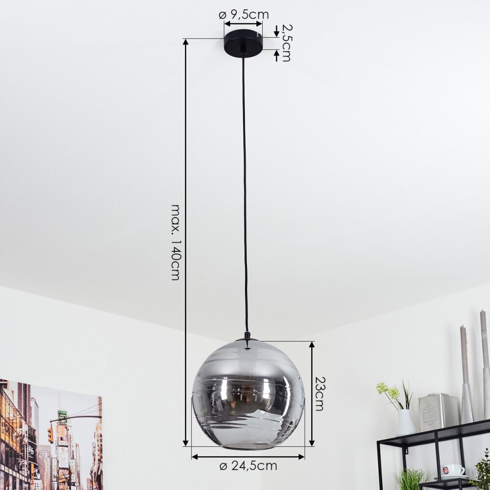 VEIKKAALA Pendant Light black, 1-light source