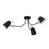 Eglo LORETO Ceiling Light black, white, 3-light sources