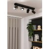 Eglo SOREGO Ceiling Light LED black, 4-light sources