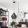 MARANG Pendant Light black, silver, 1-light source