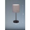 Fischer & Honsel BALI Table lamp black, 1-light source