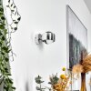 SAPRI Wall Light silver, 1-light source