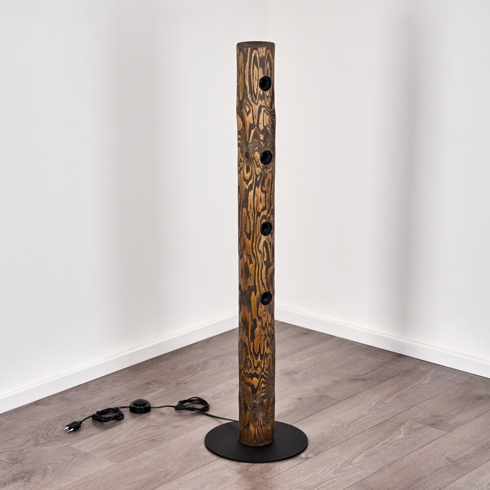 Acacia wood on sale floor lamp