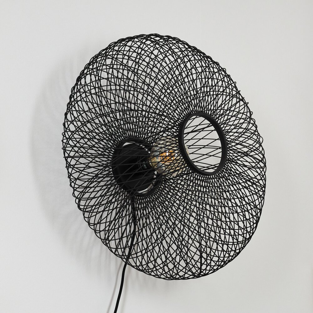 BROOKER Wall Light black, 1-light source