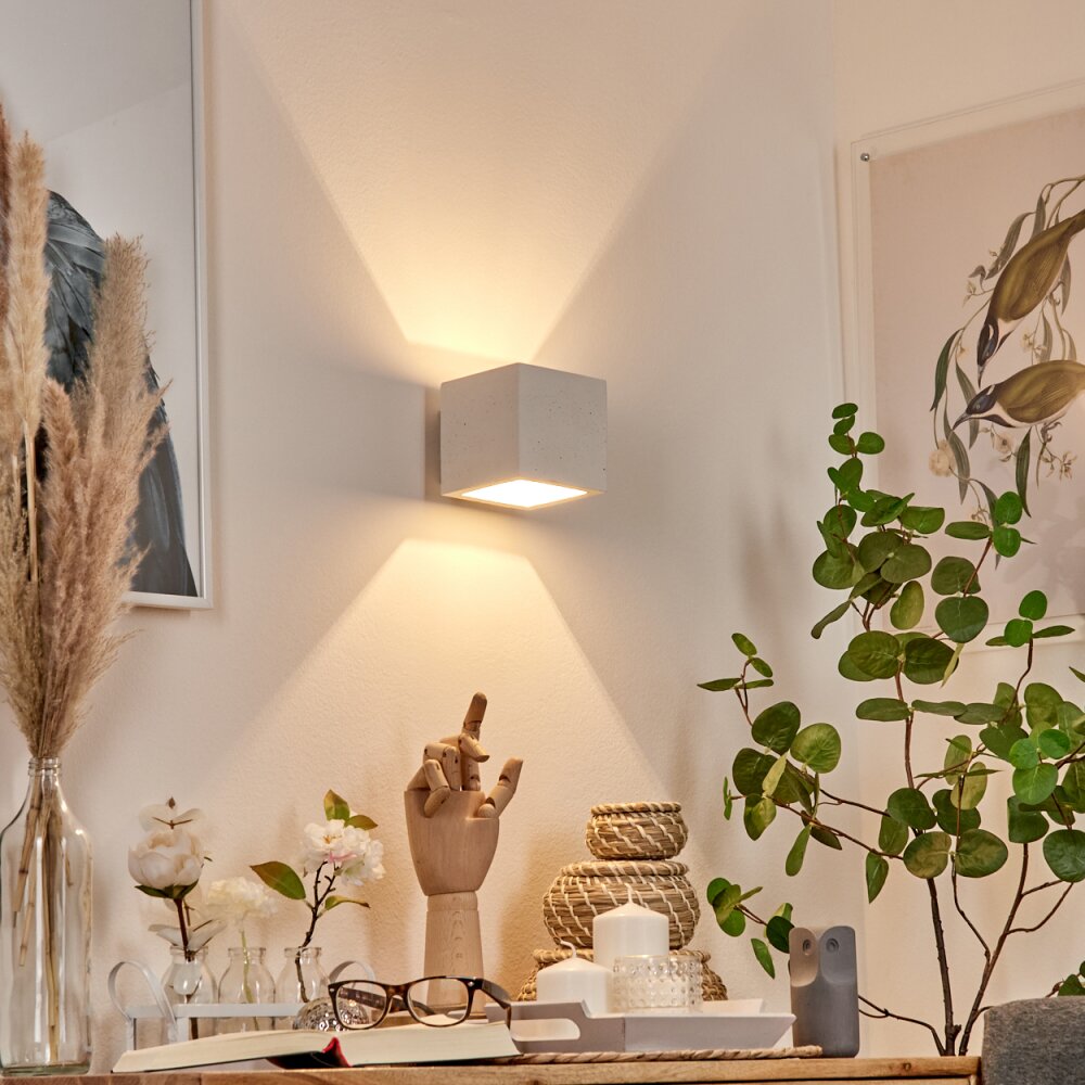 POLCURA Wall Light white, 1-light source