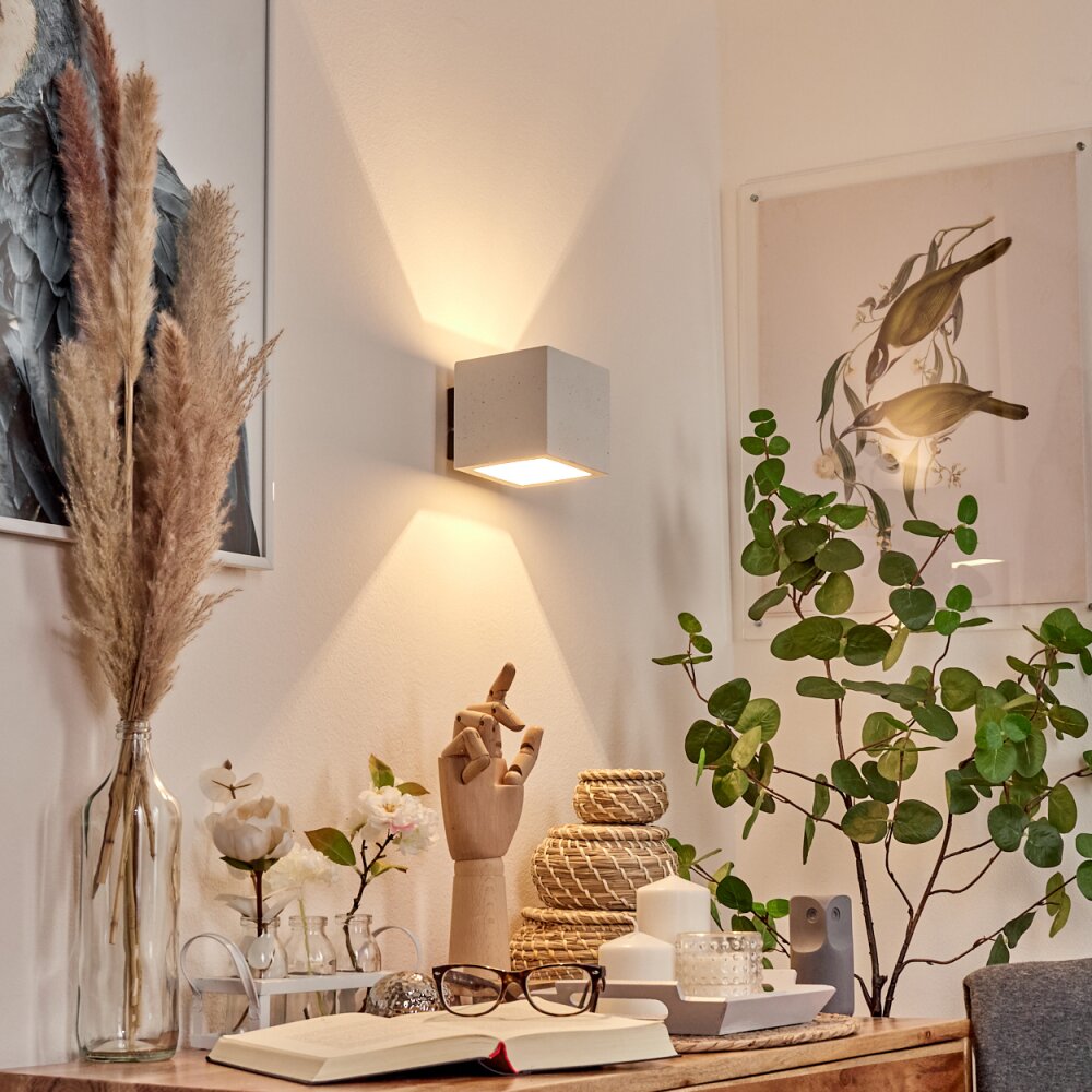 POLCURA Wall Light white, 1-light source