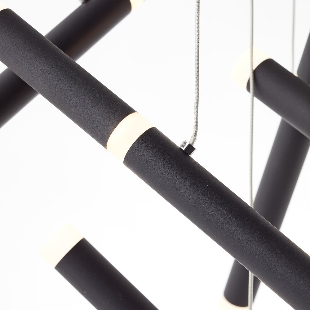 Brilliant LAGANO Pendant Light LED black, 1-light source