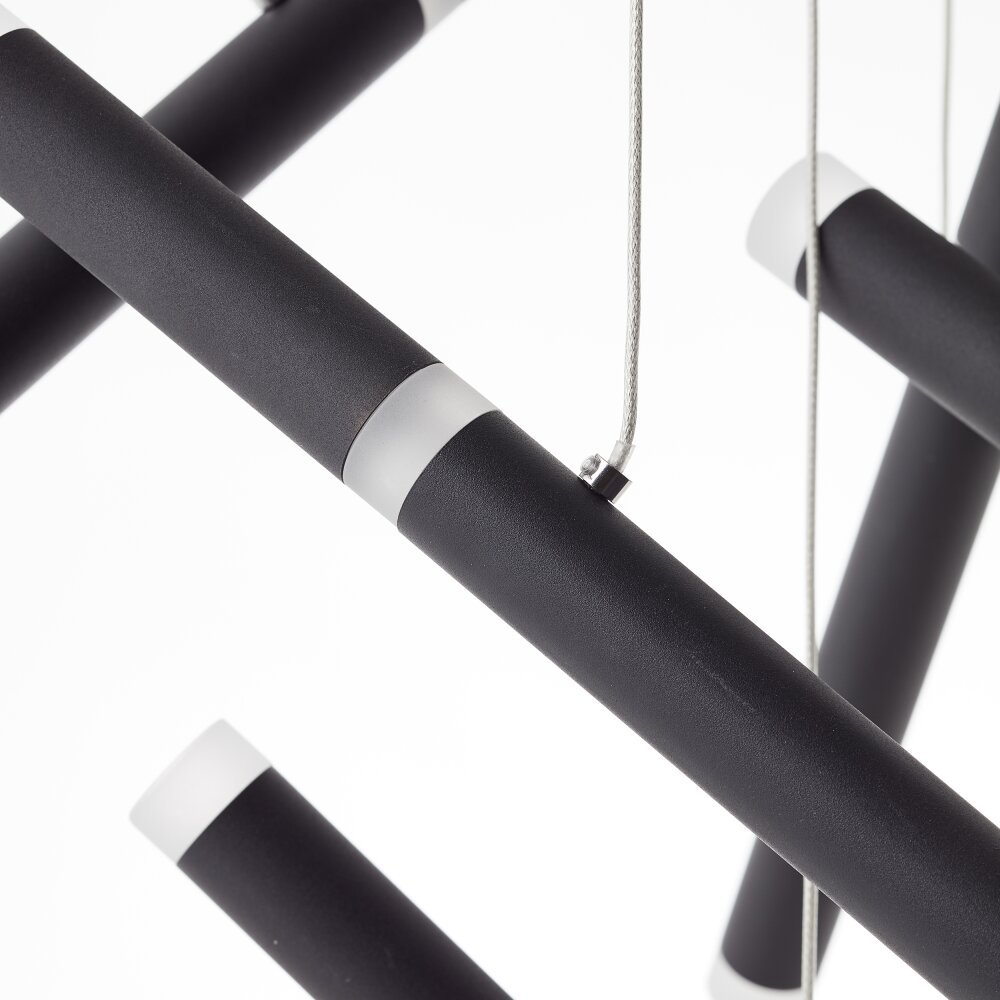 Brilliant LAGANO Pendant Light LED black, 1-light source