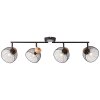 Brilliant THUY Ceiling Light black, 4-light sources