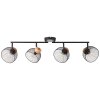 Brilliant THUY Ceiling Light black, 4-light sources