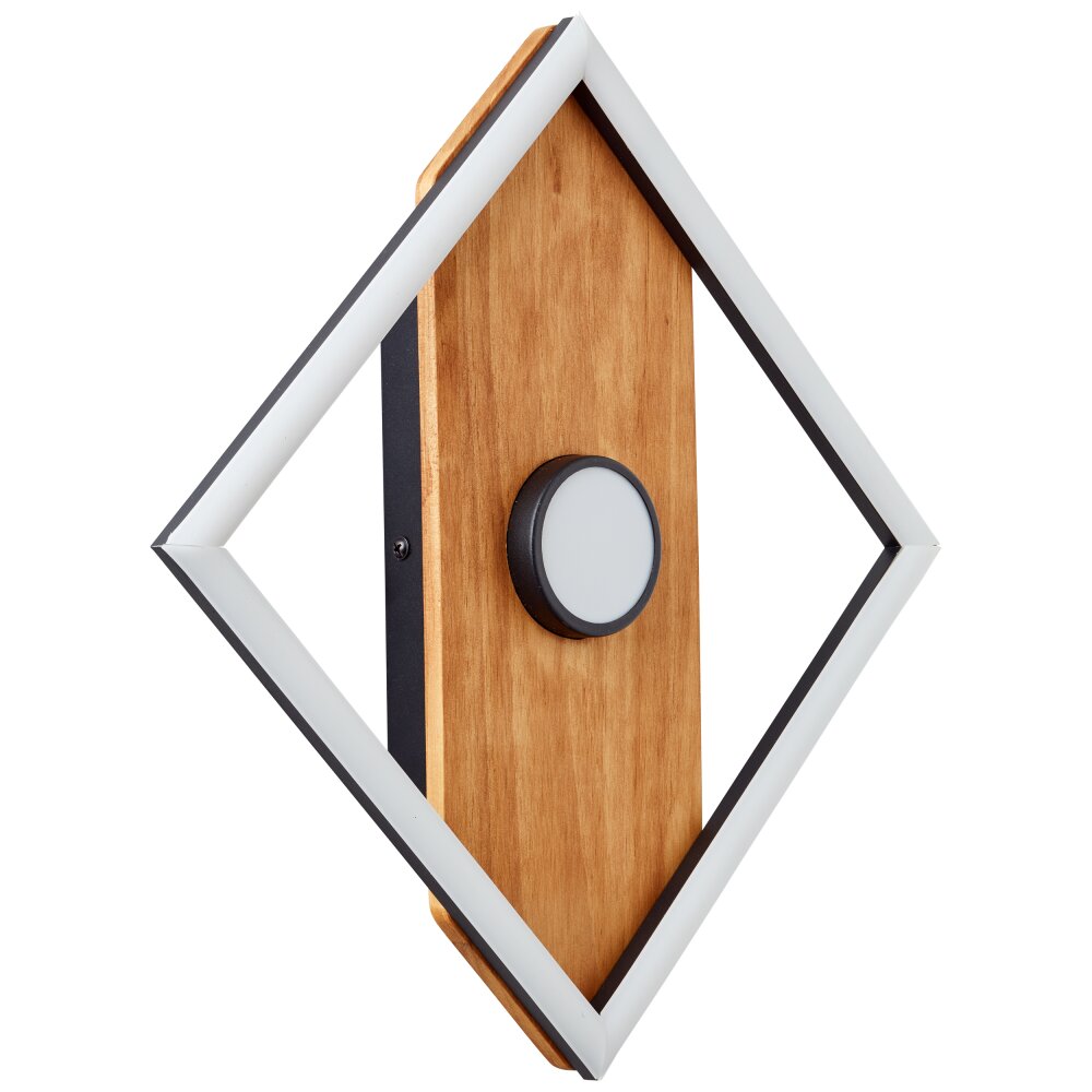 Brilliant WOODBRIDGE Ceiling Light LED brown, black, 1-light source
