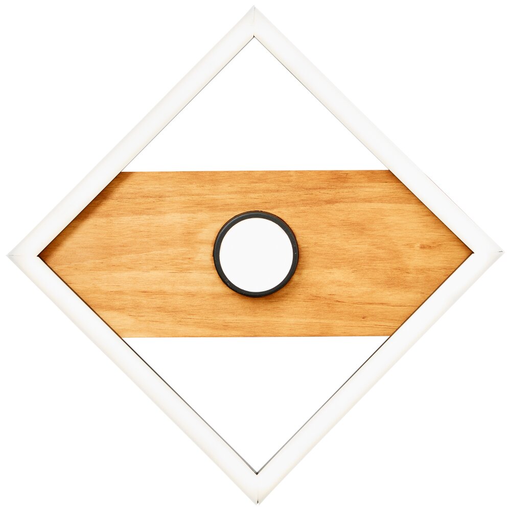 Brilliant WOODBRIDGE Ceiling Light LED brown, black, 1-light source