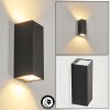 Bogachie Outdoor Wall Light LED black, 1-light source