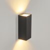 Bogachie Outdoor Wall Light LED black, 1-light source