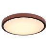 Globo SAMMI Ceiling Light LED brown, black, white, 1-light source