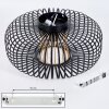 Oravi Ceiling Light black-gold, 1-light source