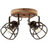 Brilliant MATRIX ceiling spotlight black, 2-light sources