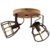 Brilliant MATRIX ceiling spotlight black, 2-light sources