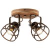 Brilliant MATRIX ceiling spotlight black, 2-light sources