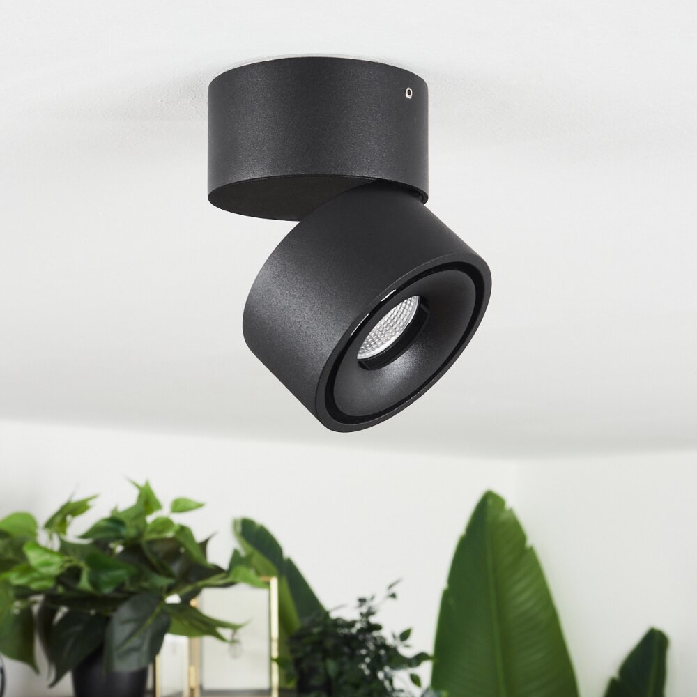 Laonsana Ceiling Light LED black, 1-light source