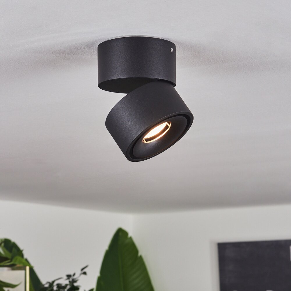 Laonsana Ceiling Light LED black, 1-light source