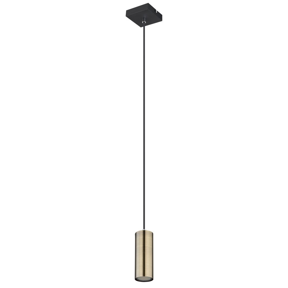 Globo ROBBY Pendant Light black, 1-light source
