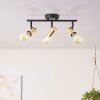 Brilliant Kerry Ceiling Light gold, black, 3-light sources