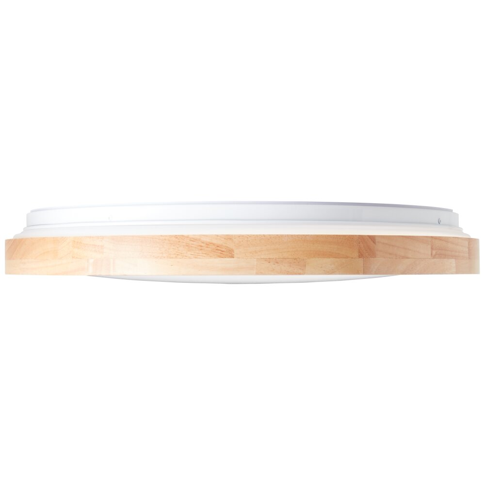 Brilliant Alson Ceiling Light LED brown, white, 1-light source, Remote control