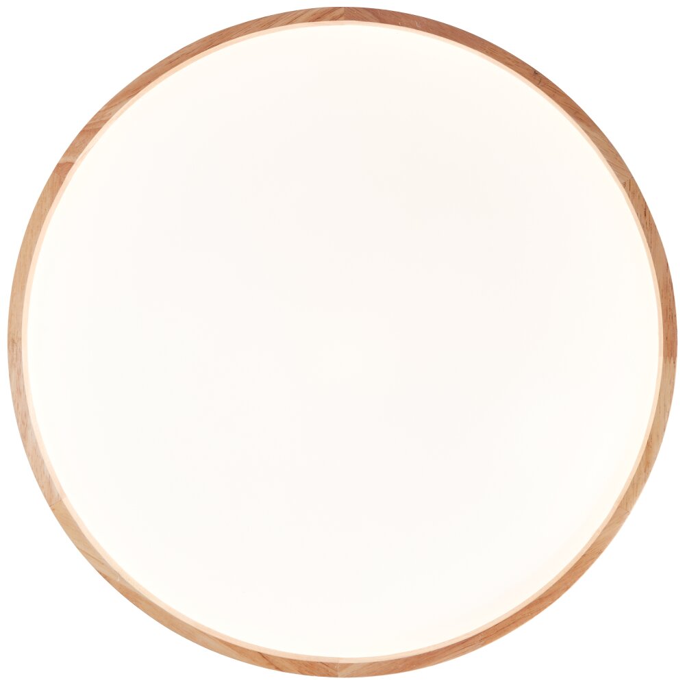Brilliant Alson Ceiling Light LED brown, white, 1-light source, Remote control