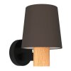 Eglo EDALE Wall Light Ecru, black, 1-light source