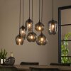 Barcarena Pendant Light black, 7-light sources